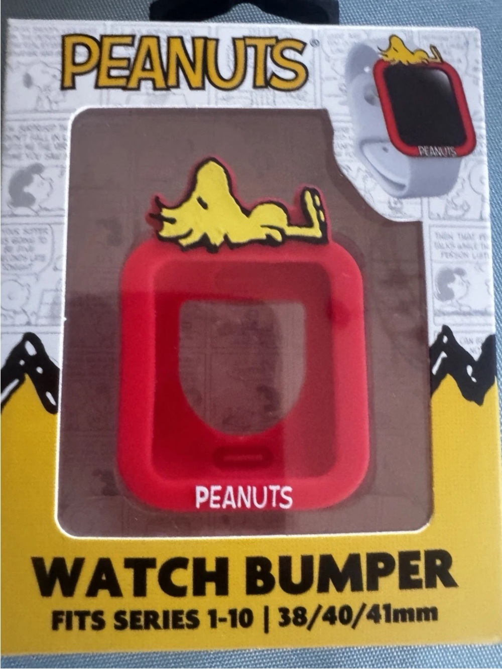 Peanuts Woodstock Snoopys Doghouse Apple Series 1-10 Watch Case Bumper 38-41mm